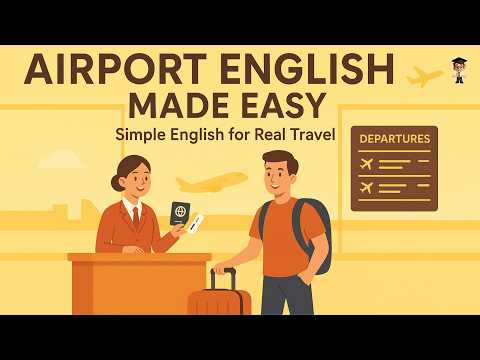 Learn English Conversation at the Airport ✈️ | Easy Travel English for Beginners | English Podcast