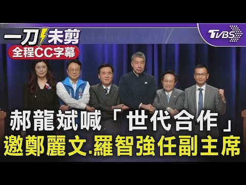 藍黨魁辯論／鄭麗文憂2028前「北京一定動手」 台灣恐成烏克蘭 郝龍斌喊「世代合作」 邀鄭麗文.羅智強任副主席 ｜TVBS新聞 @TVBSNEWS02