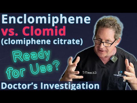 Enclomiphene vs. Clomid - Ready For Use? Doctor's Investigation