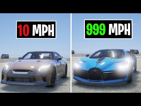 Upgrading Slowest to Fastest Supercar in GTA 5 RP