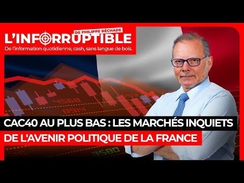 CAC40 au plus bas : les marchés inquiets de l'avenir politique de la France