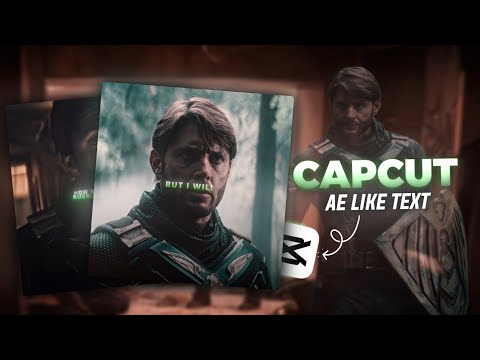 Ae like text tutorial | Capcut
