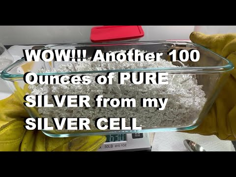 Electrolytic Silver Cell Cranks Out 100 Ounces