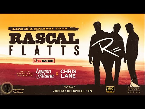 Rascal Flatts - (Full Show) - 4K60fps - Knoxville, TN - Thompson Boling Arena