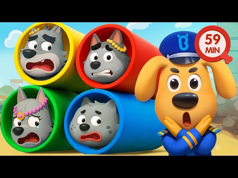 Police Chase Adventure | Useful Story | Cartoon | Safety Rules for Kids | Sheriff Labrador