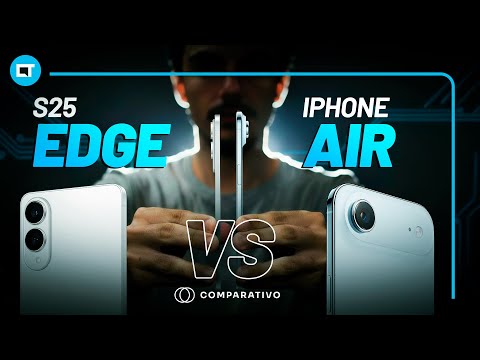 Samsung Galaxy S25 Edge vs Apple iPhone Air [comparativo]
