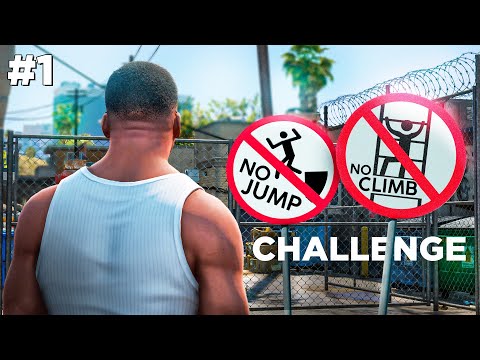 Can You Beat GTA V With NO Jumping OR Climbing? Part 1