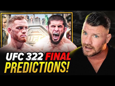 'WHO WINS; ISLAM VS JDM!?' BISPING picks UFC 322: Della Maddalena vs Makhachev | FINAL PREDICTIONS