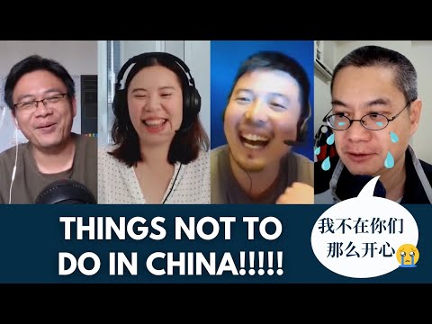 Chinese Podcast #16: Things not to Do in China. 在中国不能做的事情。