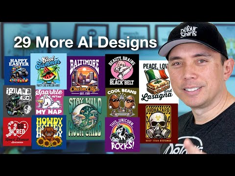 AI T-Shirt Designs, Prompts & 6 More Tips I Learned in Feb 2024
