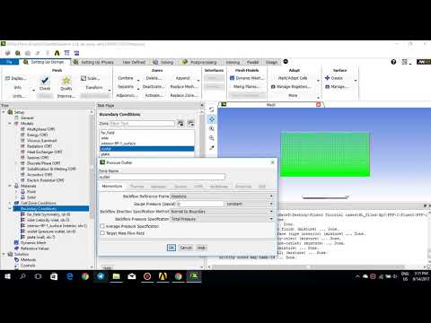 Ansys Fluent Tutorial - 2 , Flat Plate Boundary layer