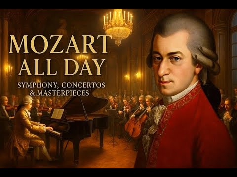 ⭐⭐⭐ Mozart All Day – Mozart Effect 10 Hours for Study, Focus & Work ⭐⭐⭐