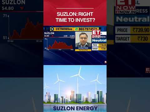 Suzlon Share Consolidating? Exit Or Buy More At Current Levels #etnow #shorts #suzlonshare
