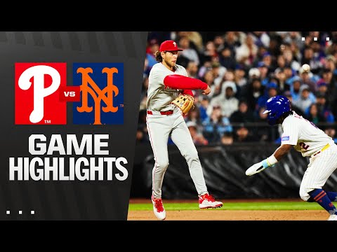 Phillies vs. Mets Game Highlights (4/21/25) | MLB Highlights