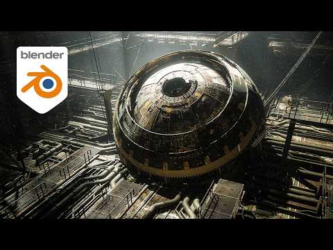 Creating a Full Sci-Fi Scene in Blender (Step by Step)