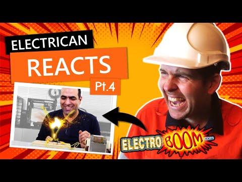 Electrician Reacts to ElectroBOOM’s Jacobs Ladder