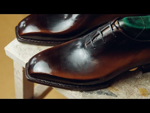 Изготовление Оксфордов цельнокроеные с норвежским рантом