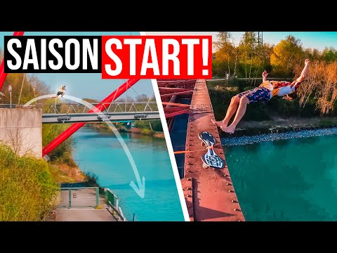 ANLAUF für TRAUM-Sprung GEBAUT! & Riskanter Waveboard-Stunt auf 14M BRÜCKENBOGEN! | Parkour in Essen