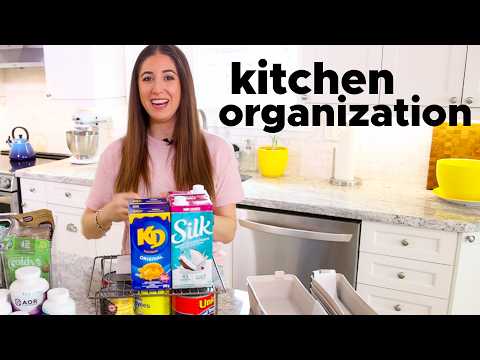 How to Clean, Declutter & Organize Your Kitchen Cupboards!