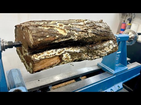 Woodturning - Rotten Hawthorn Surprise