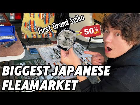 Watch Hunting at Japan's BIGGEST Flea Market | You Won’t Believe These Vintage Watch Deals