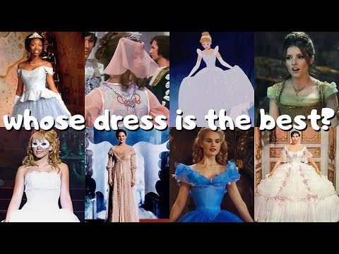 ranking 10 different versions of cinderella's ballgown 💎💫🧚🏻‍♀️