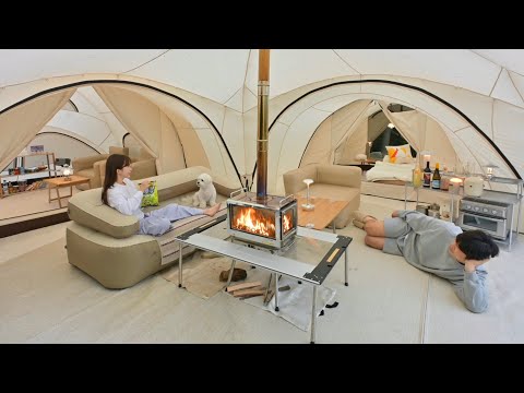 LUXURY GLAMPING🏕️A month in my own cozy 3-room weekend villa
