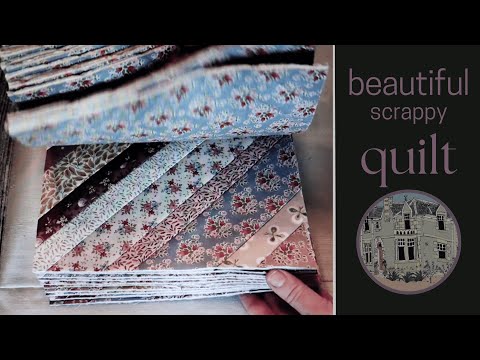 Scrap Quilting Made Beautiful: Turning Leftovers Into a Stunning Vintage-Style Quilt As You Go Quilt