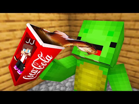 JJ Hide Inside COCA COLA To Prank Mikey in Minecraft (Maizen)