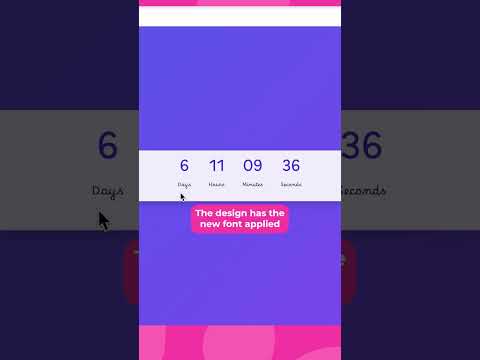 Change your Canva font in seconds 👀