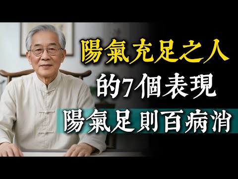 陽氣越足的人，越有這7個表現！陽氣足則百病消，3個簡單的補陽方法。