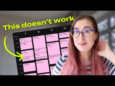 Calendar blocking fails for ADHD (here’s what to do instead!)