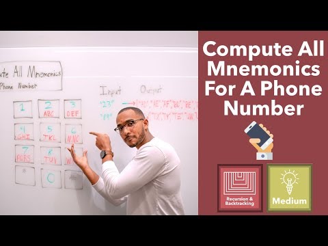 Compute All Mnemonics For A Phone Number (Recursion/Backtracking Problem)