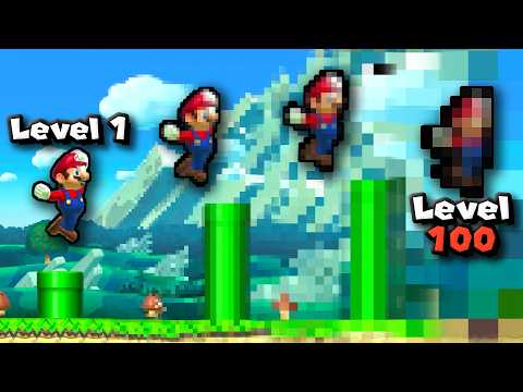 Mario, but Every Level the Quality Gets Worse