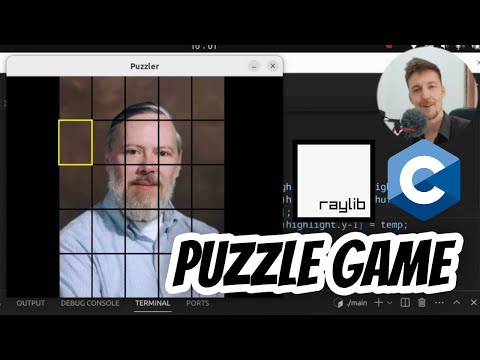 Puzzle Game in C with Raylib