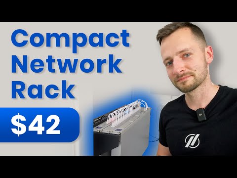 How to Install Home Office Network Rack | DIY Wall-Mount Vertical 4U Rack