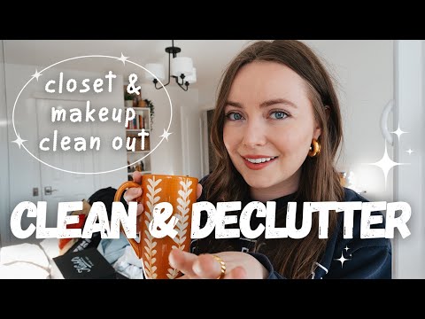🌸🫧 SPRING CLEAN WITH ME 2025! *closet + makeup organization* cleaning motivation | Glow Up Series