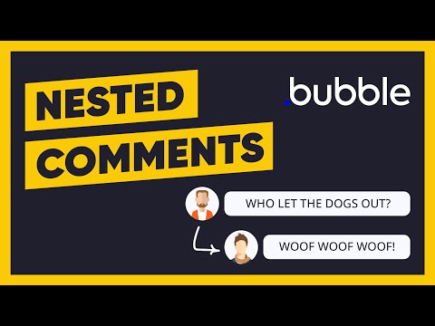 How to do nested comments in Bubble