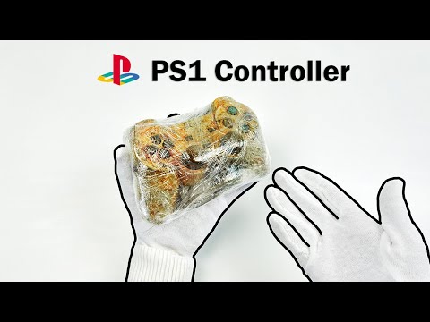 I Restored This $4.08 PS1 DualShock Controller (4K ASMR)