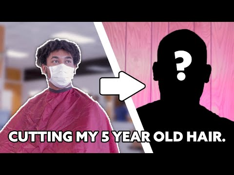 Cutting my Five Year Old Hair