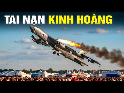 Máy Bay Ném Bom B-52 Gặp Nạn Kinh Hoàng Khi Đang Biểu Diễn| Fairchild 1994