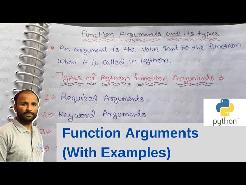 Python Function Arguments and Types with Examples #pythonprogramming