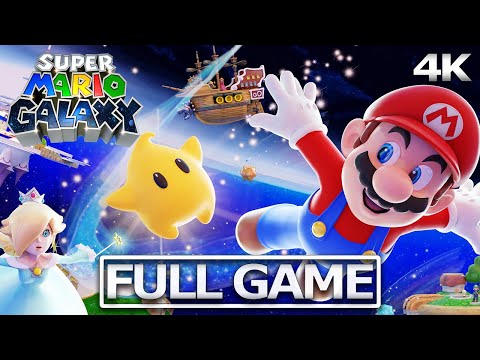 SUPER MARIO GALAXY Full Gameplay Walkthrough / No Commentary【FULL GAME】4K 60FPS Ultra HD