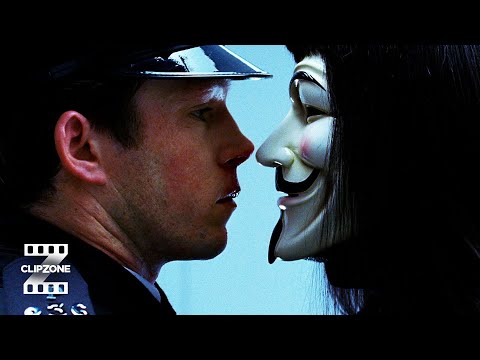 V for Vendetta | V Outsmarts the Police | ClipZone: High Octane Hits