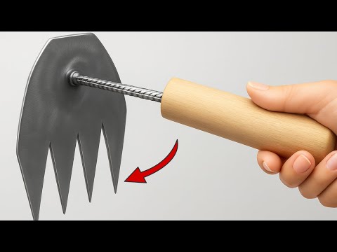 Shocking invention of welder turns scrap into ! Simple DIY gardening tools at home