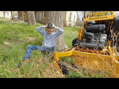 I CUT this RANDOM HOMEOWNERS yard and he was STUNNED I did it for FREE!! [NIGHTMARE YARD MAKEOVER]