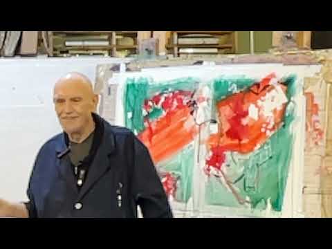 Frank O'Cain: Creating an Abstract Painting Starting With Watercolor and Finishing with Oil Paint
