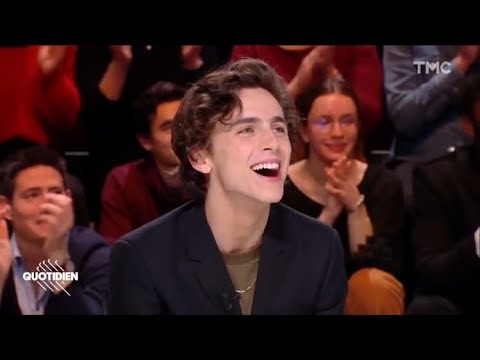 timothée chalamet being awkward for 6 minutes straight
