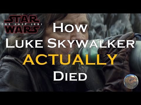 How Luke Skywalker Actually Died