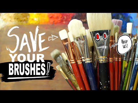 Artists' Essential Guide: Proper Cleaning and Care for Oil Paint Brushes